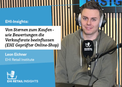 Von Sternen zum Kaufen – wie Bewertungen die Verkaufsrate beeinflussen (EHI Geprüfter Online-Shop)